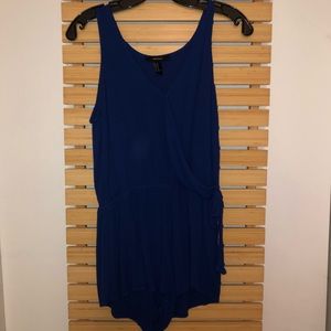 Royal blue forever 21 romper